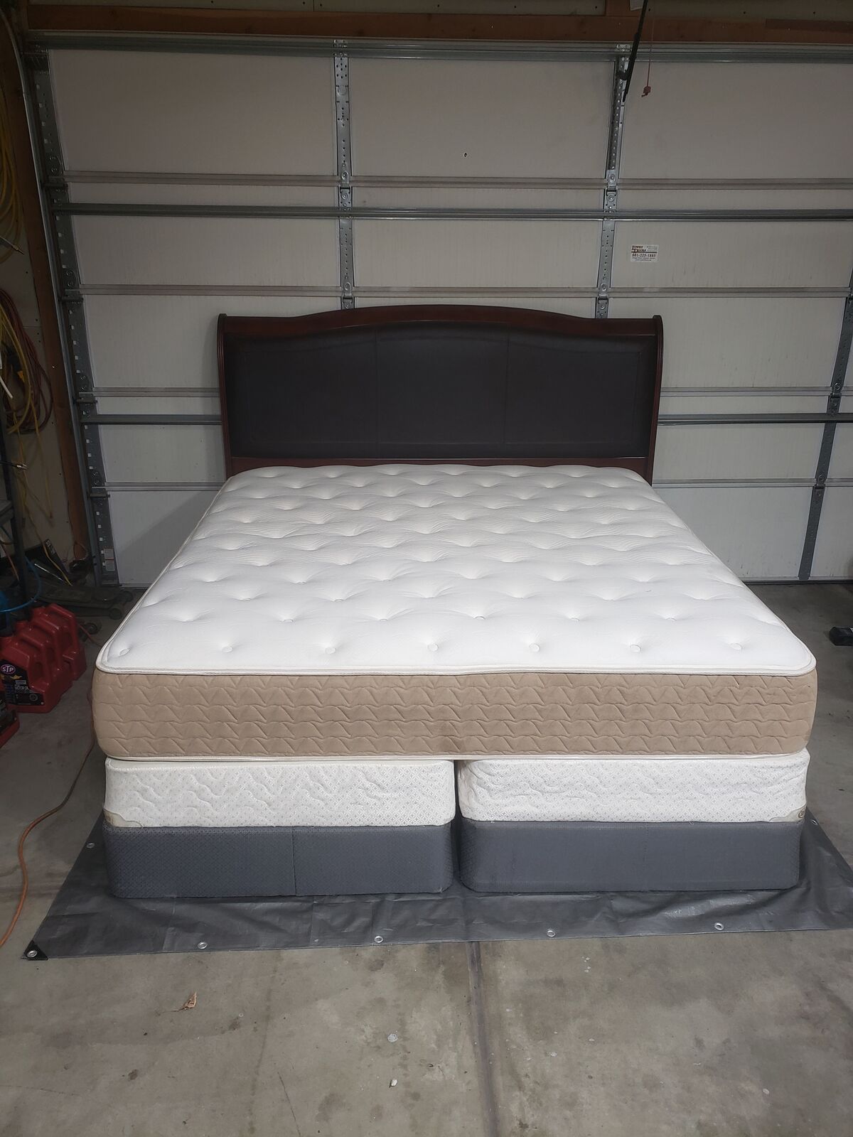 King mattress & headboard