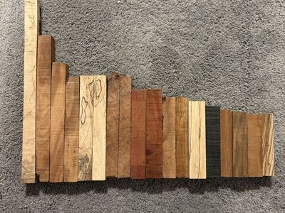 18 Piece Woodturning Lot