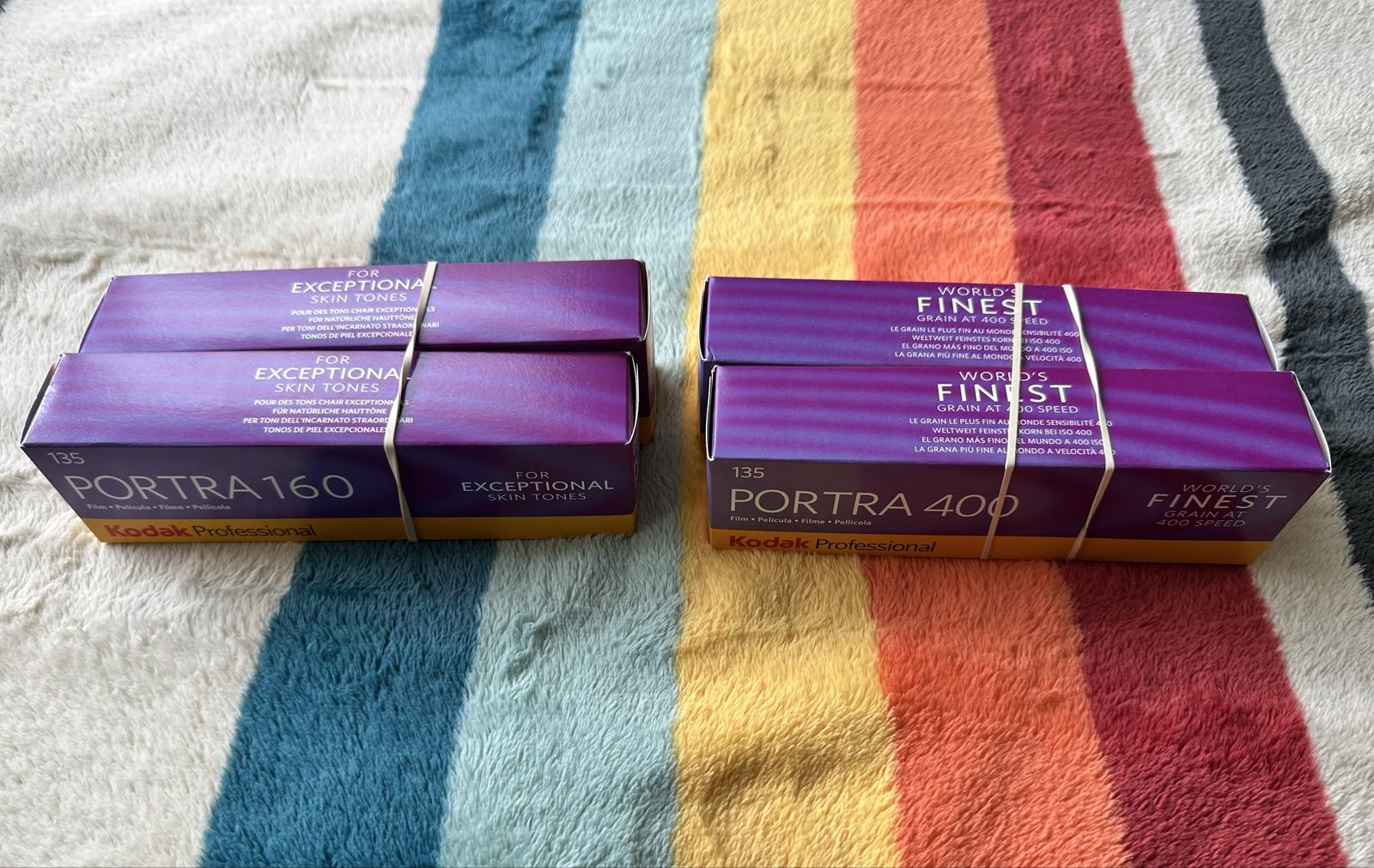 Kodak Professional Portra 160 & 400 Color Negative Film 135 - 10 Rolls Each, New
