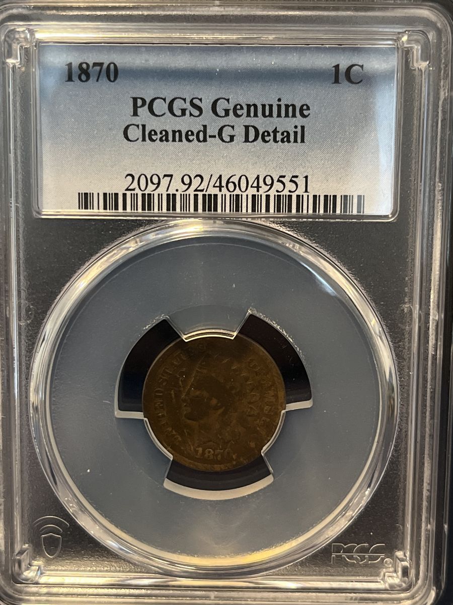 1870 Indian Cent