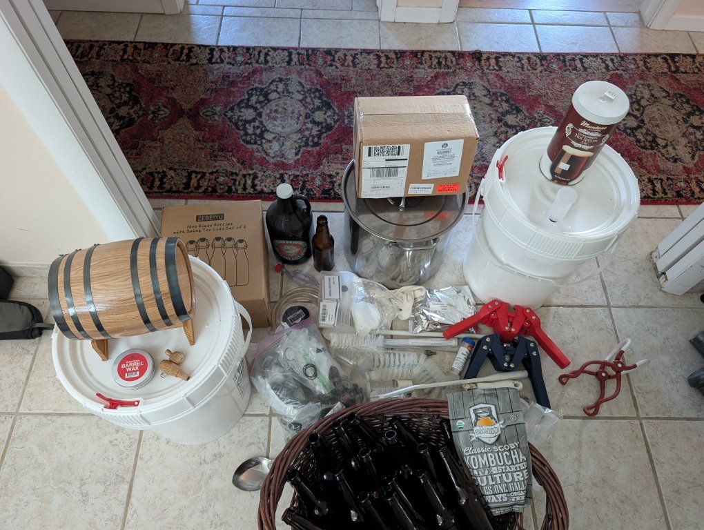 Brewing & Fermentation Gear + Oak Mini Keg