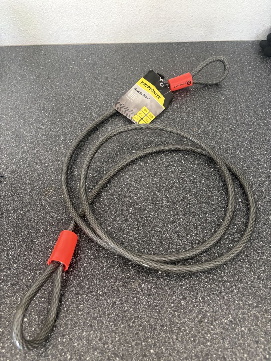 Kryptonite KryptoFlex 710 Double Loop Security Cable 7ft x 10mm