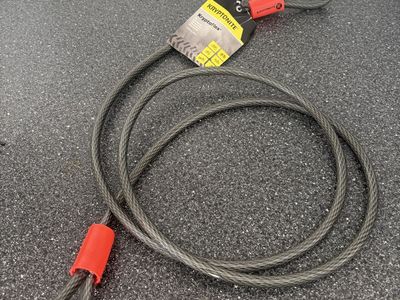 Kryptonite KryptoFlex 710 Double Loop Security Cable 7ft x 10mm