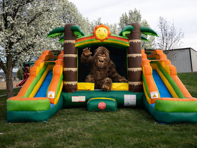 Tropical Water Bounce House