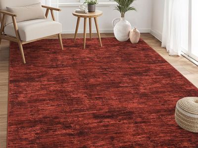 RUGSREAL Area Rug 5x7 Machine Washable Area Rug for Living Room Non-Slip Stain Resistant Modern Abstract Bedroom Rug Contemporar