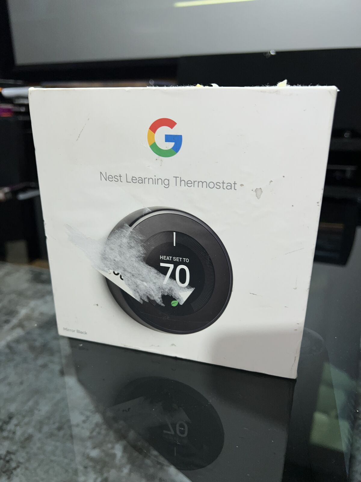 ️ Google Nest Learning Thermostat – 3rd Generation (Mirror Black) – New or Like New Open Box ️