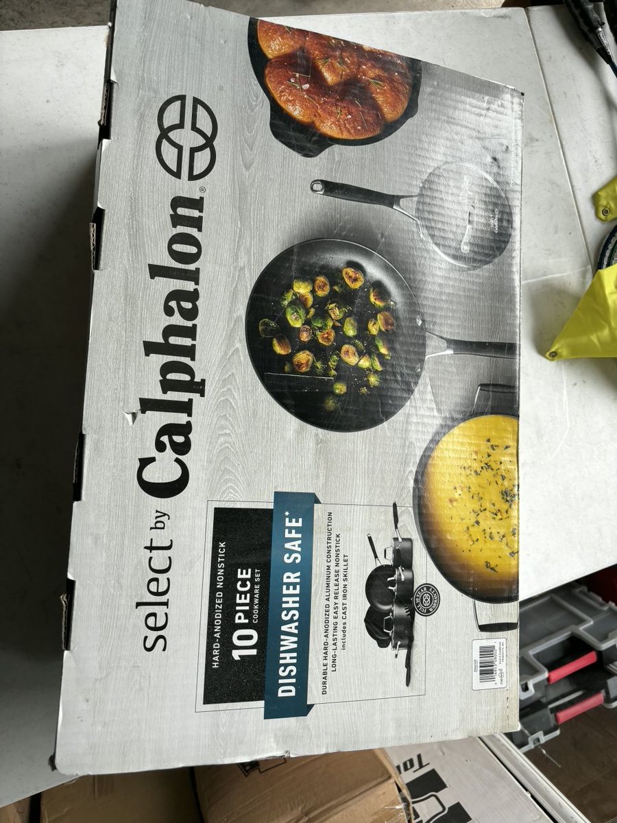 Select by Calphalon 10-Piece Hard-Anodized Nonstick Cookware Set