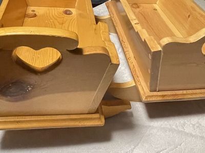Wooden Rocking Doll Cradle(s)