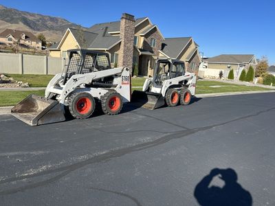 Skidsters, Dump Trailer And Flatbed Trailer For Re