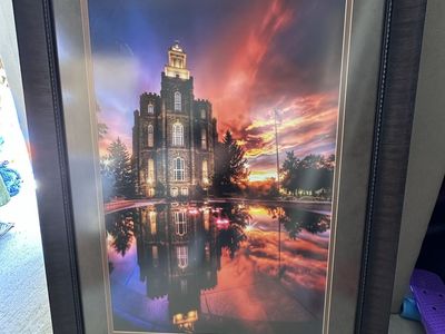 Framed photograph
