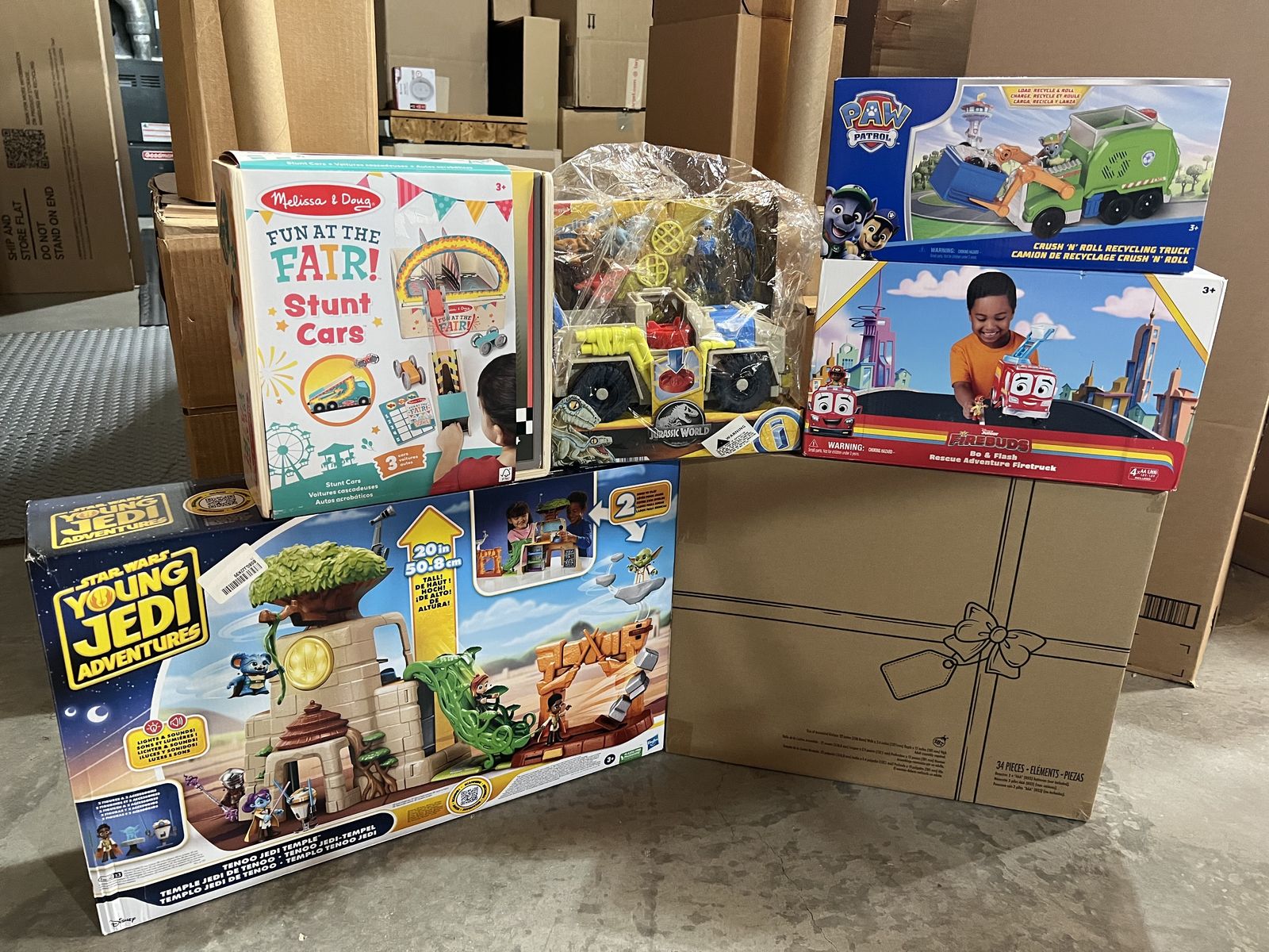 NEW: Cocomelon, Jurassic World, Melissa & Doug, Star Wars, Disney Firebuds, Paw Patrol Toys