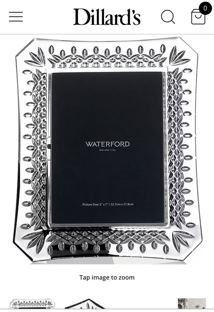 Waterford Crystal Frame 5x7