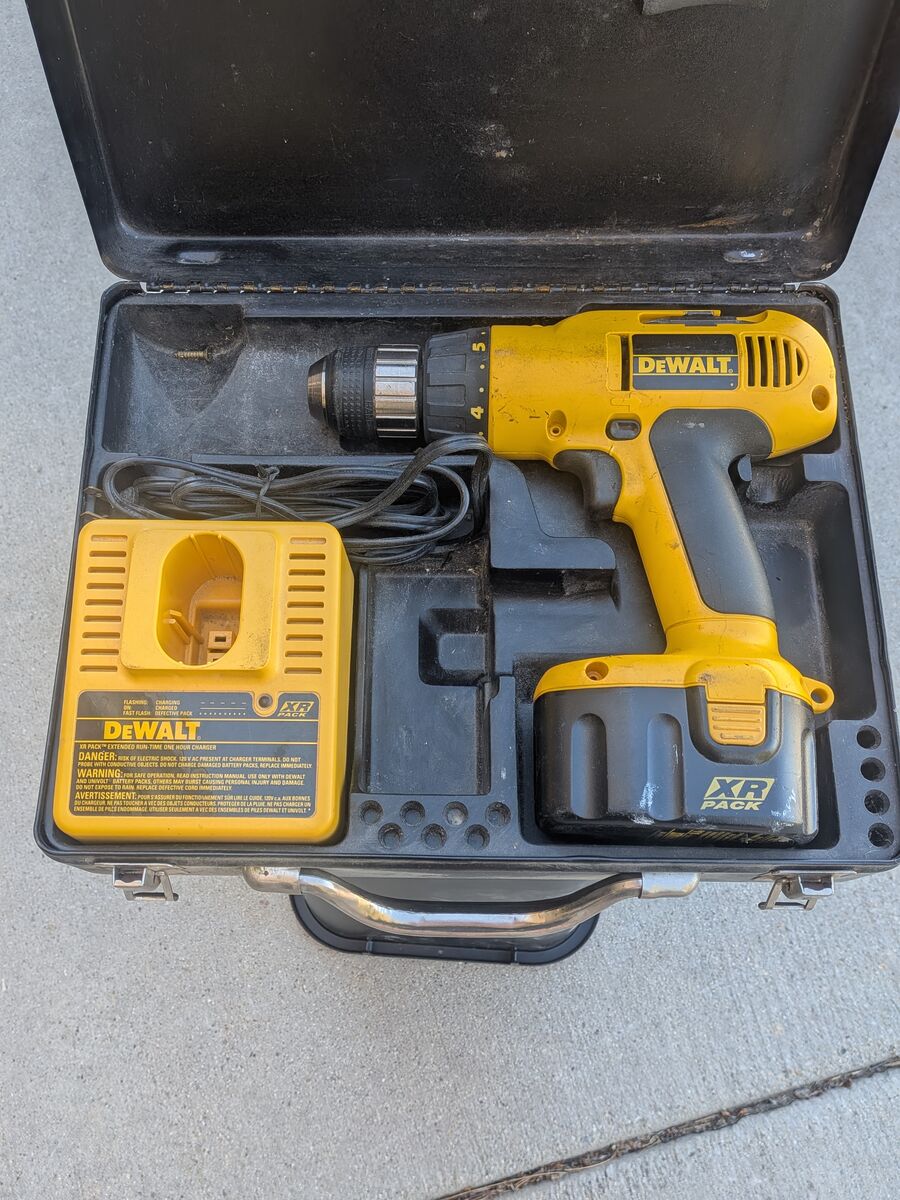 DeWalt drill and charger.