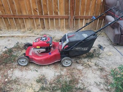 Craftsman Gas Powered Walk-Behind Lawn Mower with Rear Grass Catcher Bag