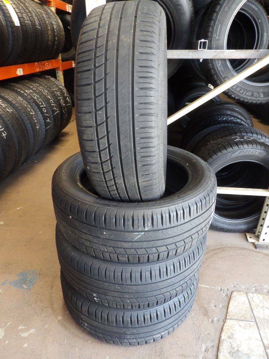 215/55R17 MILESTAR WEATHERGUARD SET OF USED TIRES