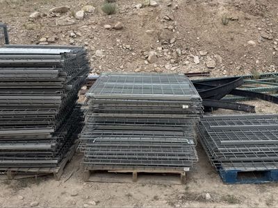 Pallet Racking Wire Decking For 42” Uprights 42” x 46” Waterfall and Non Waterfall Style