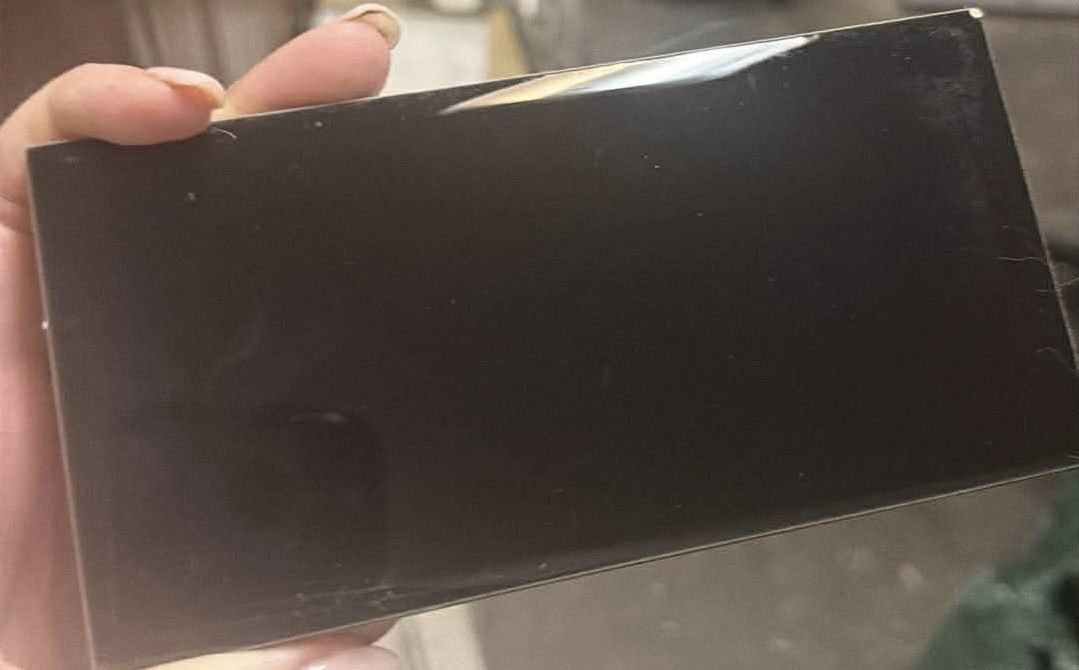 New case Black Glazed Ceramic Subway Wall Tile