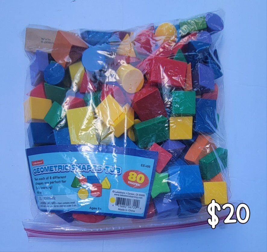 Geometric shapes 80 pieces