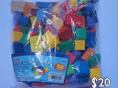 Geometric shapes 80 pieces