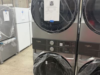 NEW WHIRLPOOL 27 INCH STACKABLE LAUNDRY TOWER
