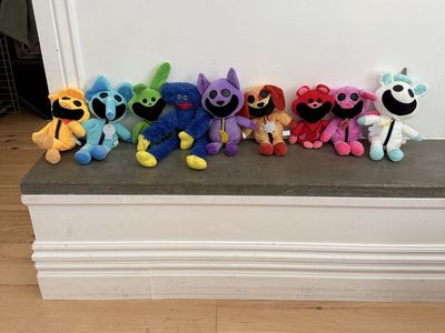 Poppy Playtime Smiling Critters Plush Set of 9 Including CatNap & Huggy Wuggy