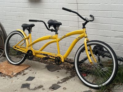 2 Person Beach Cruiser Tandem Bike