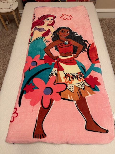 Disney Princess MOANA Youth Kids Slumber Bag, Sleeping Bag, Blanket