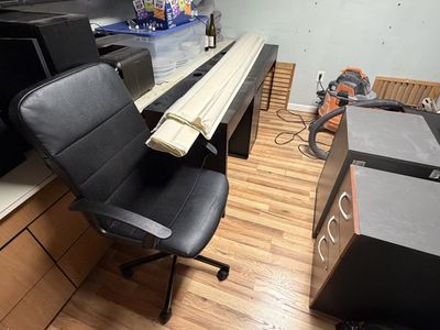 2 Ikea desks and chair