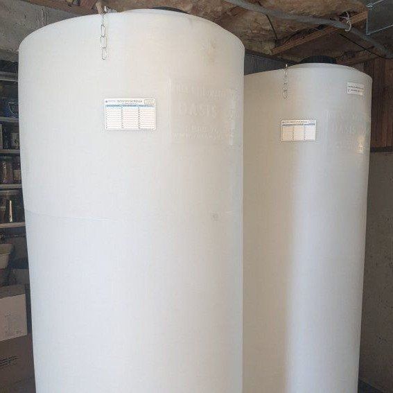 250 Gallon Water Storage Tanks - Set of 2