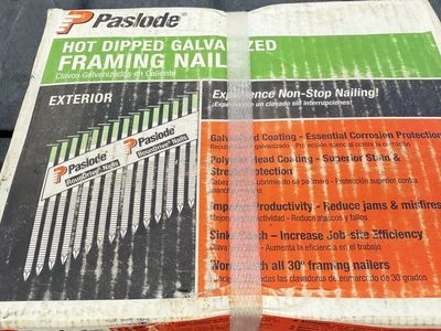 Paslode Hot Dipped Galvanized Framing Nails 2-3/8" x .113, 2,000 QTY, 30 Degree