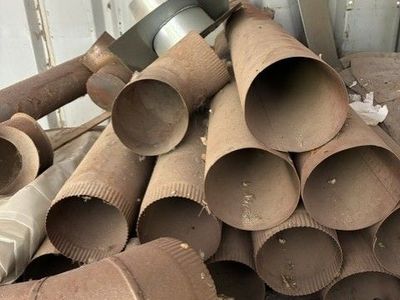 stove pipe, heavy wall, 6" dia