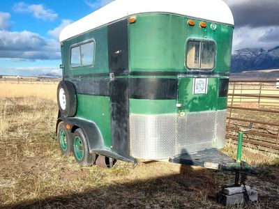 2 horse straight load trailer