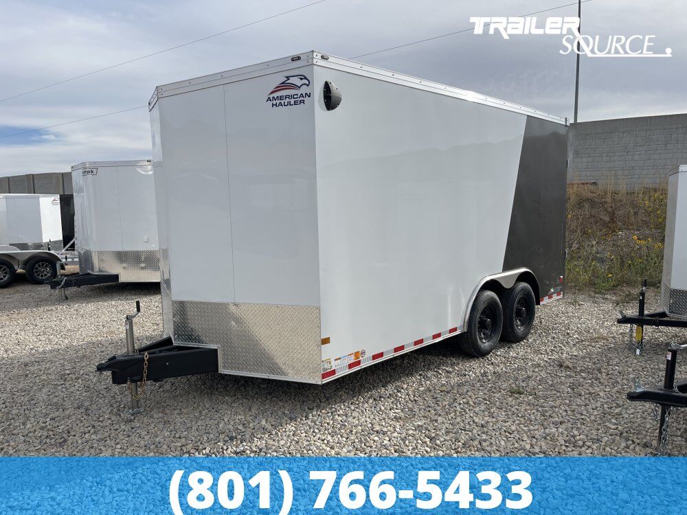 8.5x16 American Hauler Night Hawk Enclosed Cargo Trailer - 7'6" Interior - 12K GVWR 2 Tone Color, Dovetail
