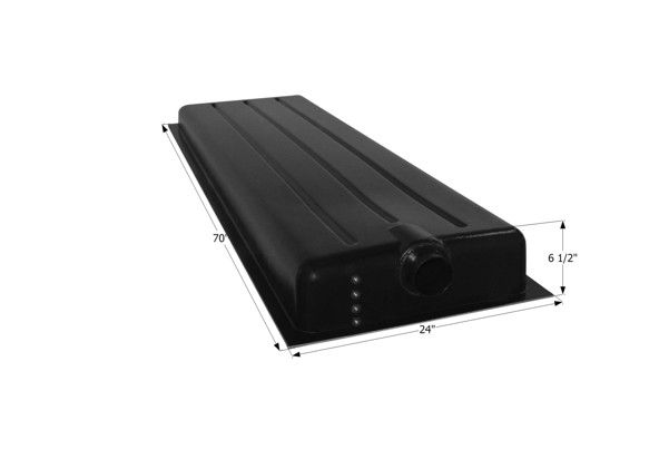 Icon RV Trailer 28 Gallon Waste Water Holding Tank Center End Drain w/ Sensors