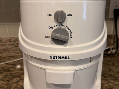 Nutrimill Electric Grain Mill White