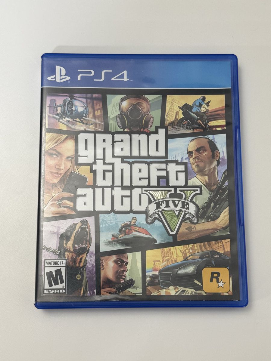 Ps4 / PlayStation 4 Game / Grand Theft Auto V / Cleaned