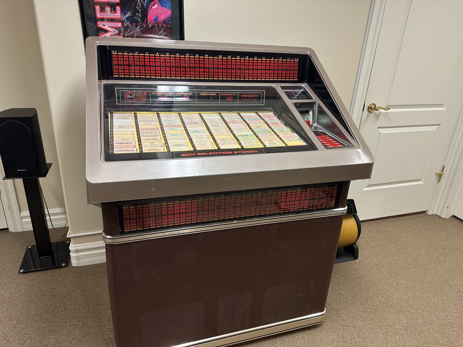 Vintage Rowe AMI R-89 Jukebox – 200 Selection, Works, Great Condition