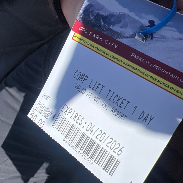 2 Park City Tickets TODAY $100