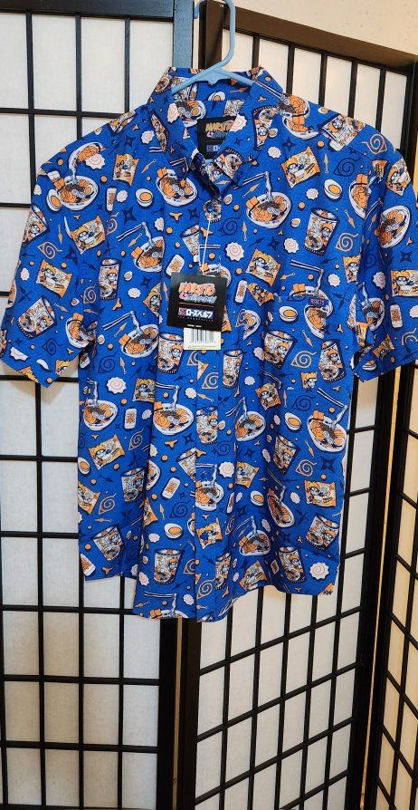 Naruto Shippuden Instant Ichiraku Kunuflex Short Sleeve Shirt Medium