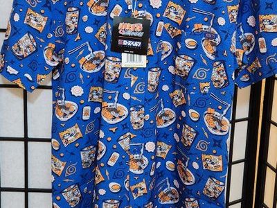 Naruto Shippuden Instant Ichiraku Kunuflex Short Sleeve Shirt Medium