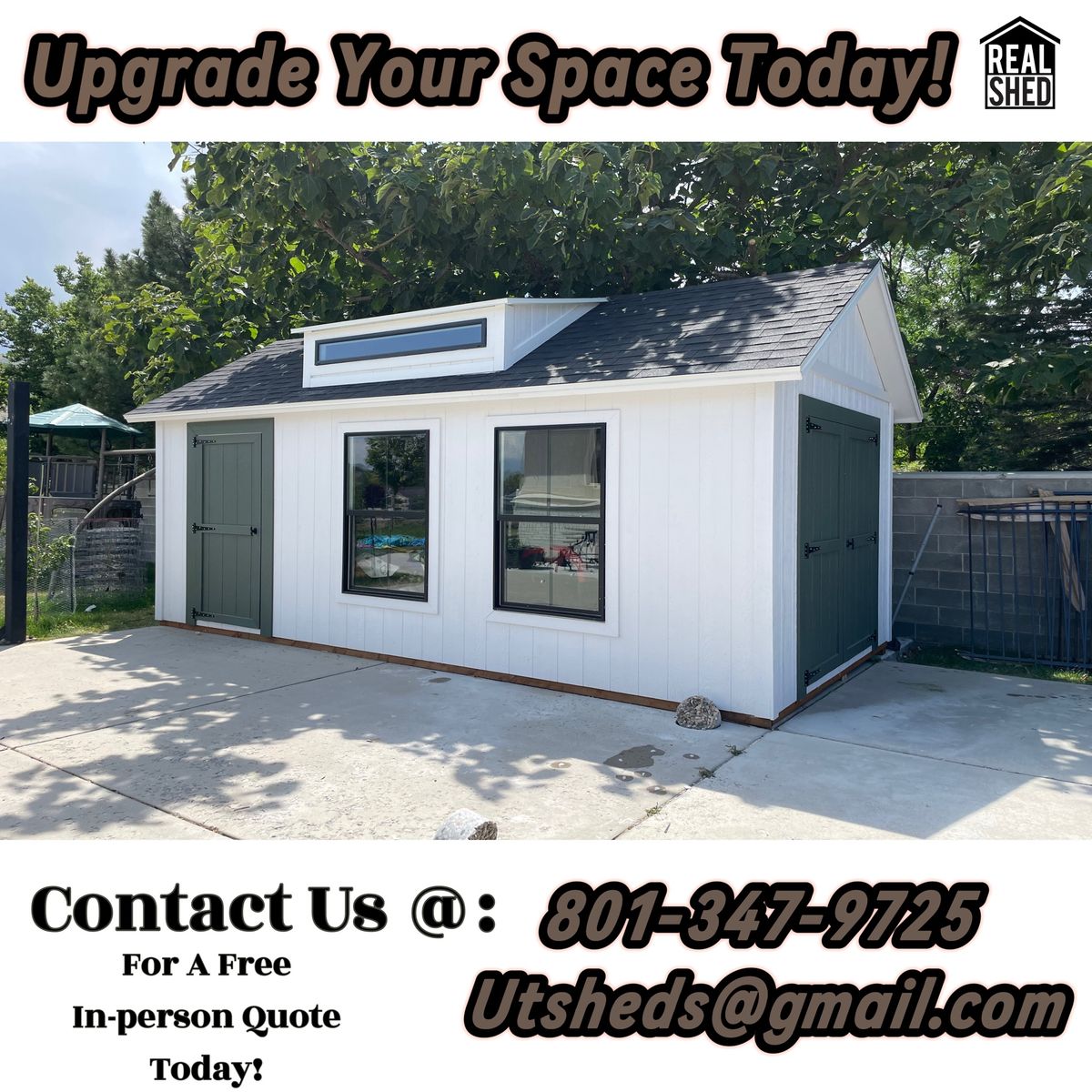 10x20x8 Gable Style Shed