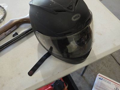 Bell Helmet Matte Black XL 60-61cm Full Face Motorcycle Helmet DOT Certified