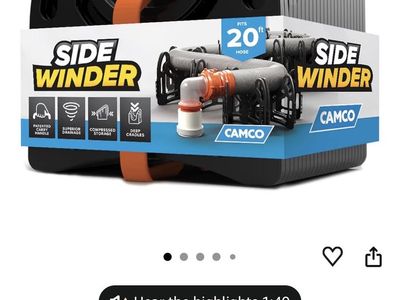 Camco sidewinder rv sewer hose support