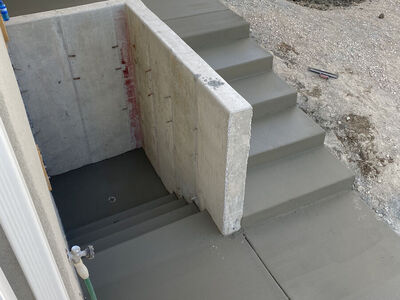 Premium Concrete | Basement Walkout | Concrete Flatwork