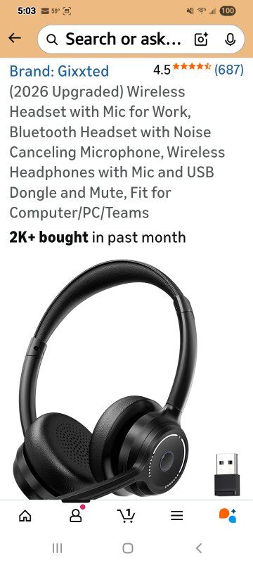 New in Box! Bluetooth Wireless Headset
