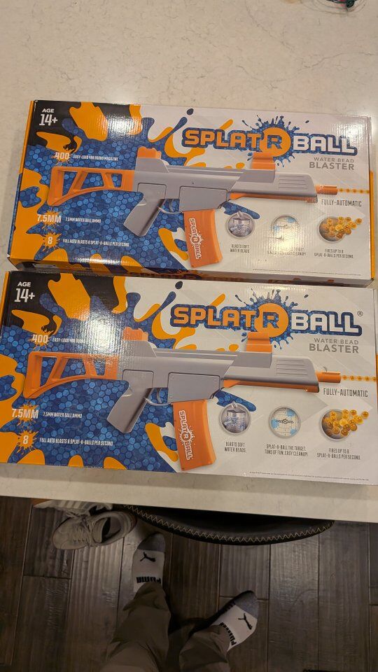 Brand new splatter ball guns