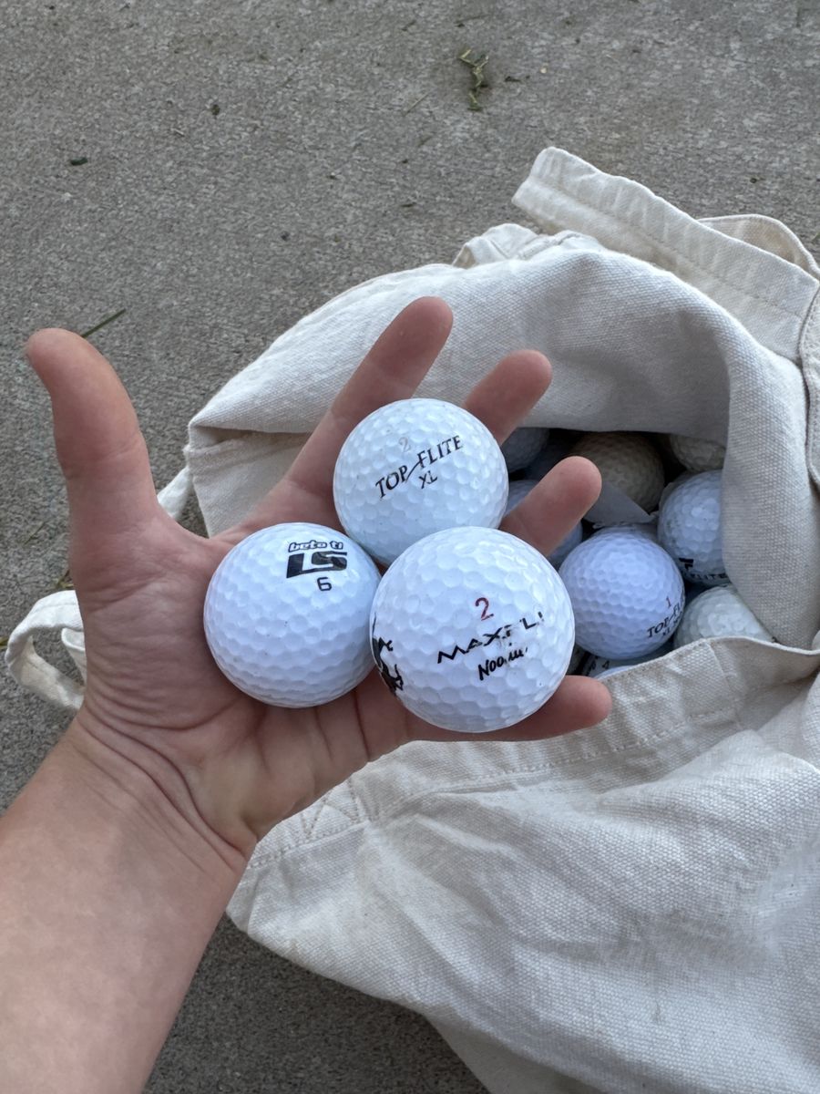 Used golf balls