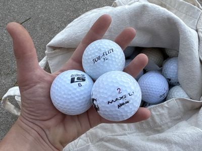 Used golf balls