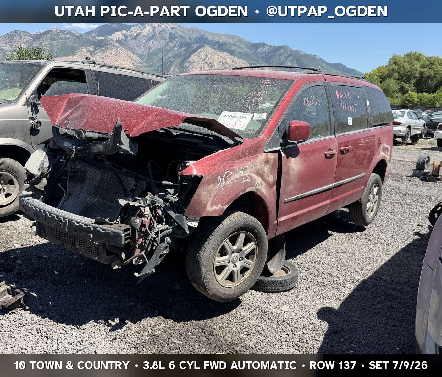 2010 Chrysler Town & Country Parts - UTPAP Ogden