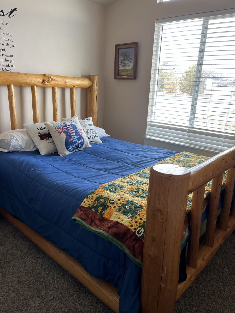 Handmade Log Bedroom Set